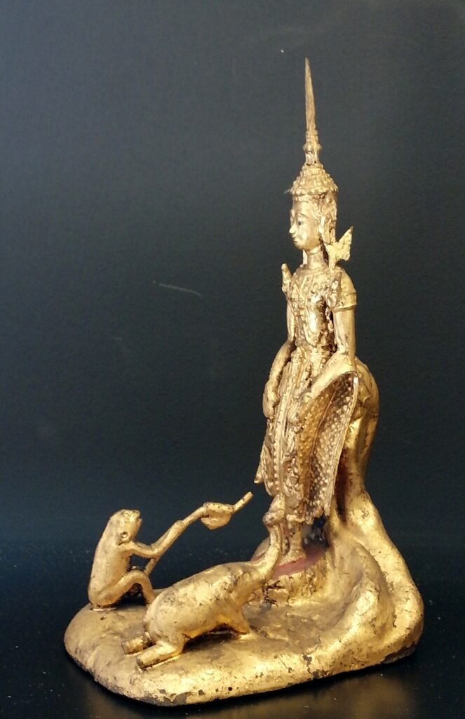 Buddha nel bosco Palileyaka, Thailandia, XIX secolo.