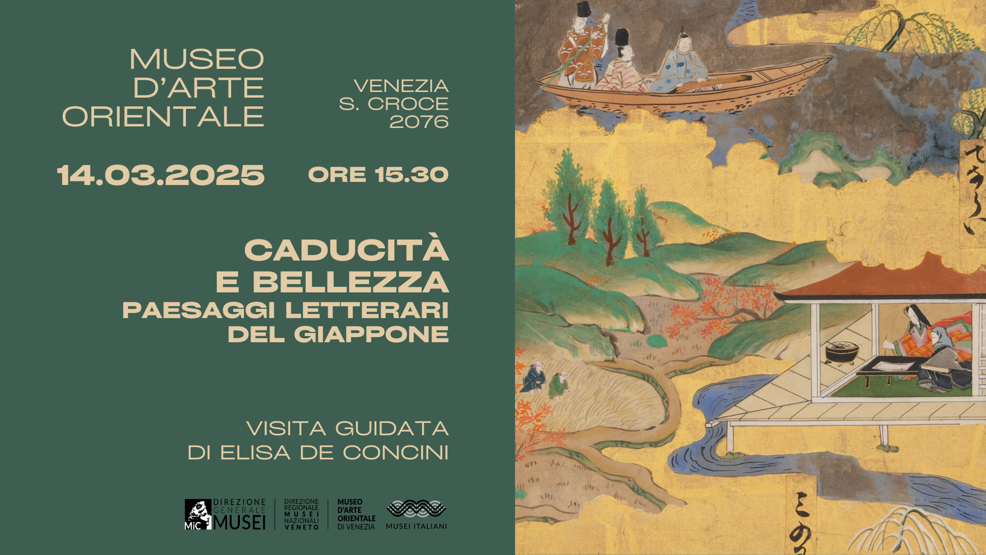 Venerdì 14 marzo 2025 ore 15.30 – Giornata nazionale del paesaggio | Caducità e bellezza. Paesaggi letterari del Giappone
