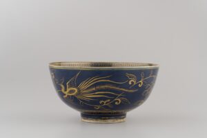 Ciotola blu e oro