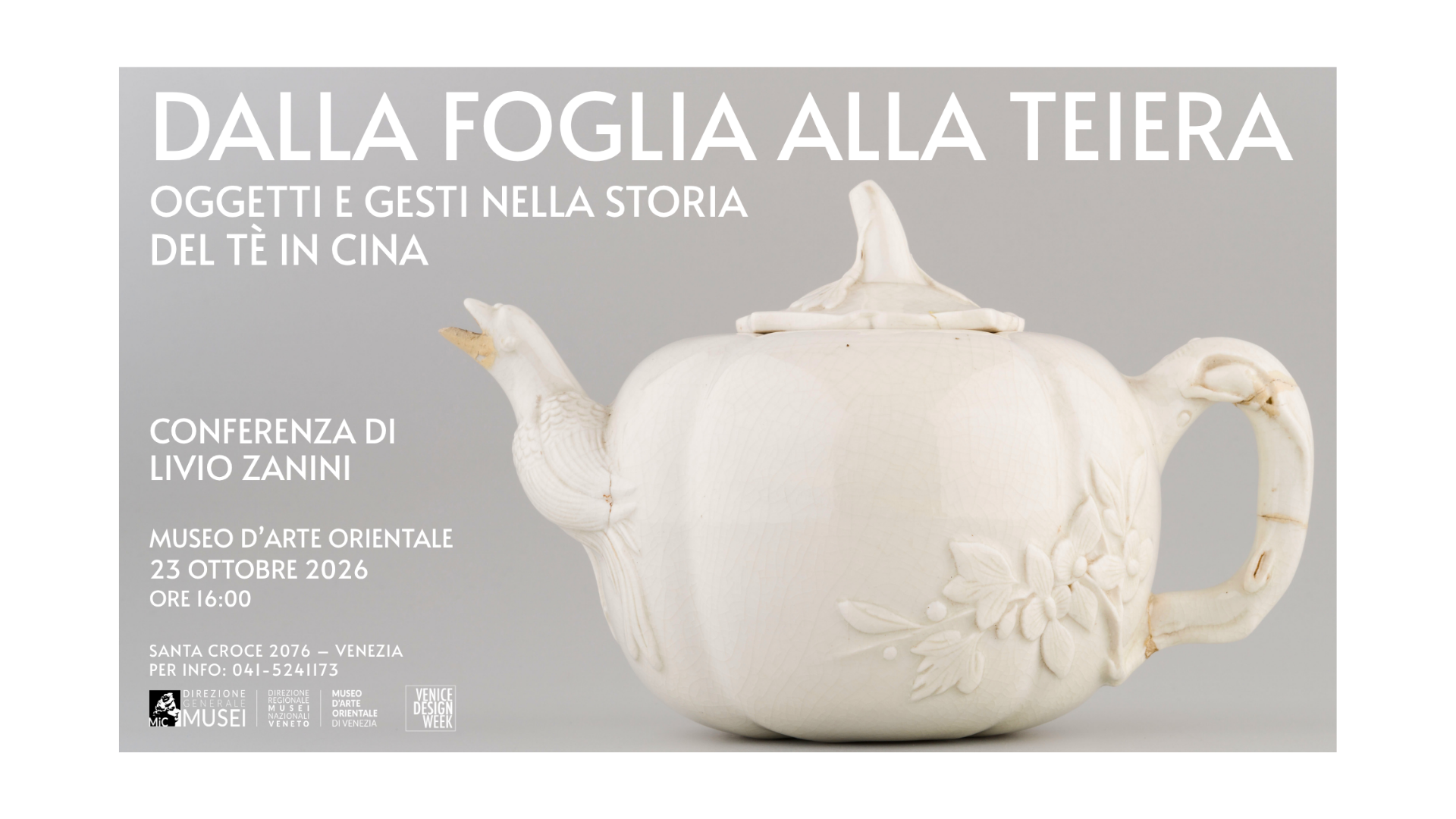 Dalla foglia alla teiera: oggetti e gesti nella storia del tè in Cina
